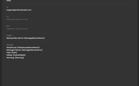email alert template